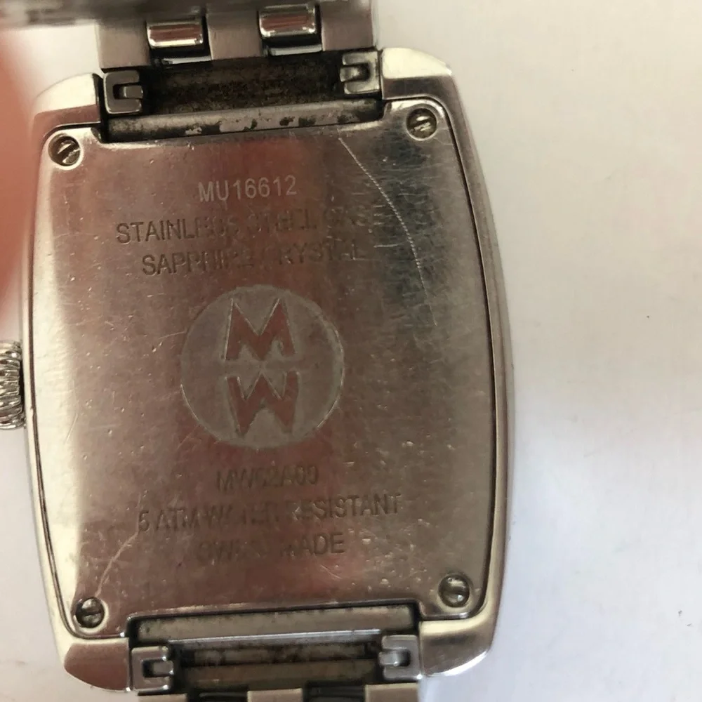 🔴❤️Authentic MICHELE Sterling Silver Watch 🔴❤️ - Picture 6 of 14